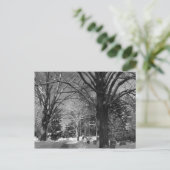 New England's Winter Briefkaart (Staand voorkant)