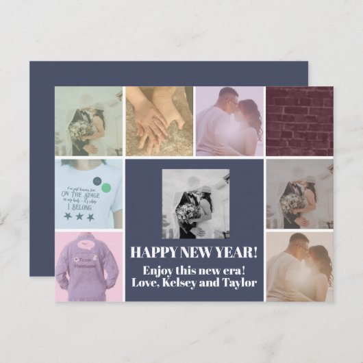 New Eras vakantiekaart Feestdagenkaart (Voorkant / Achterkant)