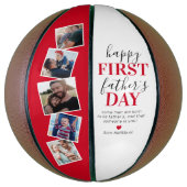 New Father Photo Collage Basketball Basketbal (Verticaal)