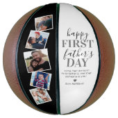 New Father Photo Collage Basketball Basketbal (Verticaal)