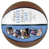 New Father Photo Collage Basketball Basketbal (Voorkant)