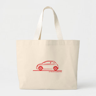 New Fiat 500 Cinquecento Grote Tote Bag