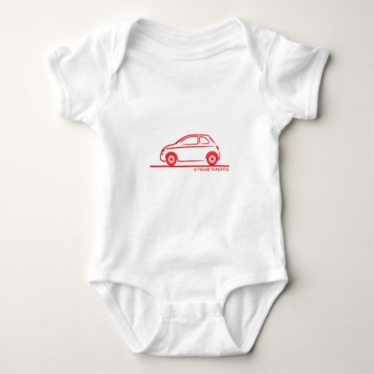 New Fiat 500 Cinquecento Romper (Voorkant)