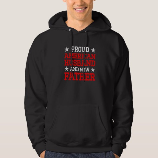 New First Time Dad To Be Now Daddy Hoodie (Voorkant)