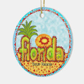 New Florida Sun Keramisch Ornament (Links)