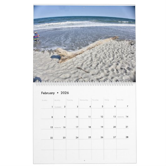 New For 2026 Pawleys Island Large Wall Calendar Kalender (Feb 2026)