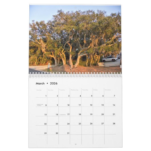 New For 2026 Pawleys Island Wall Calendar Kalender (Mar 2026)