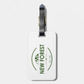 New Forest National Park Bagagelabel (Achterkant verticaal)
