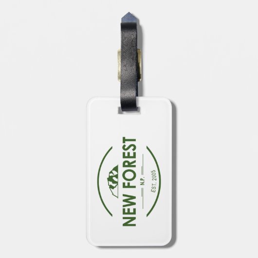 New Forest National Park Bagagelabel (Achterkant verticaal)