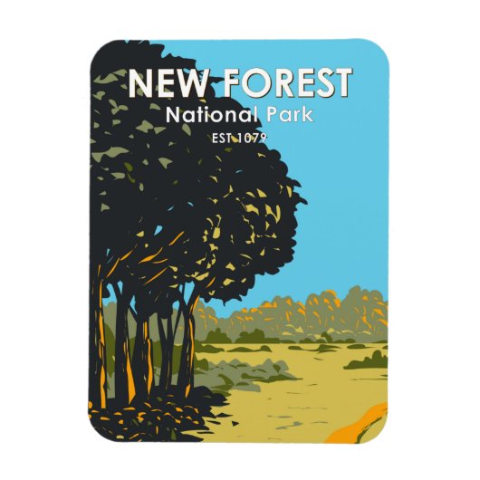 New Forest National Park England Magneet (Verticaal)