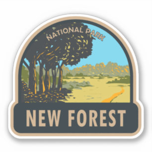 New Forest National Park England  Sticker