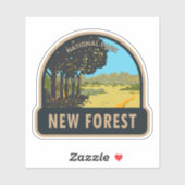 New Forest National Park England  Sticker (Vel)