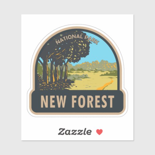 New Forest National Park England  Sticker (Vel)