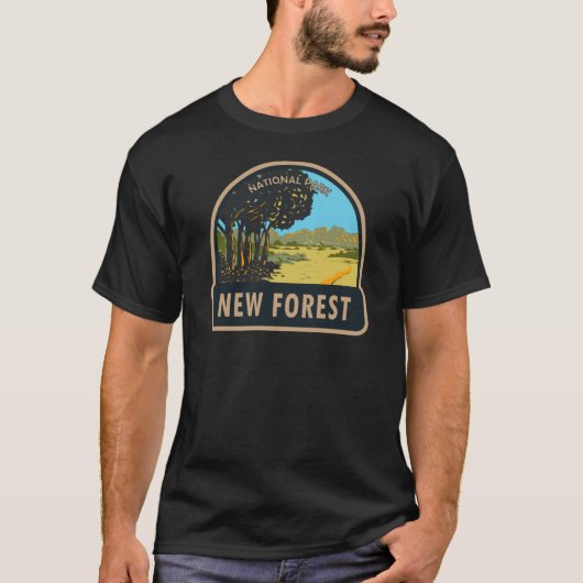 New Forest National Park England  T-shirt (Voorkant)