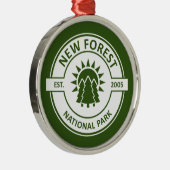 New Forest National Park Metalen Ornament (Rechts)