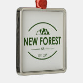 New Forest National Park Metalen Ornament (Rechts)