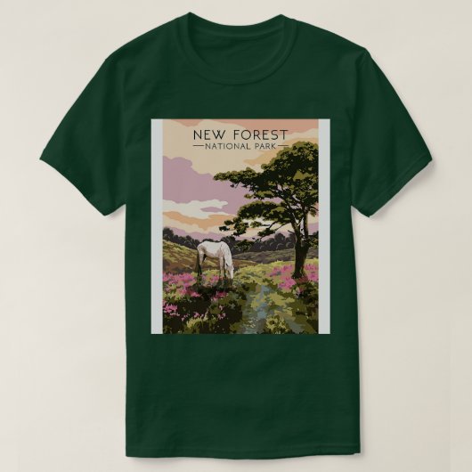 New Forest National Park T-shirt (Design voorkant)