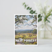 New Forest National Park Travel Briefkaart (Staand voorkant)