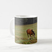 New Forest Ponies of Hampshire England Koffiemok (Voorkant links)