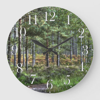 New Forest Woodland Trees Natuur Scene Grote Klok