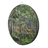 New Forest Woodlands HDR Photo Dartbord (Voorkant Rechts)