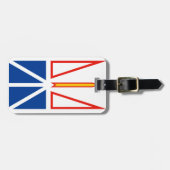NEW FOUNDLAND Vlag Bagagelabel (Voorkant horizontaal)