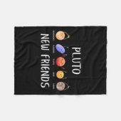 New Friends Dwarf Planets Funny Astronomy Science  Fleece Deken (Voorkant (Horizontaal))