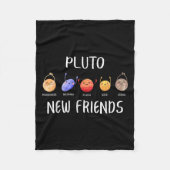 New Friends Dwarf Planets Funny Astronomy Science  Fleece Deken (Voorkant)