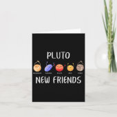 New Friends Dwarf Planets Funny Astronomy Science Kaart (Voorkant)
