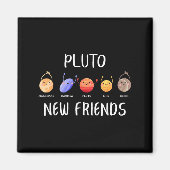 New Friends Dwarf Planets Funny Astronomy Science Magneet (Voorkant)