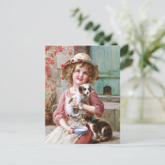 New Friends - Emile Vernon  Briefkaart (Staand voorkant)