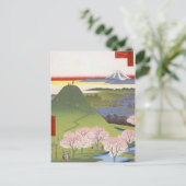 "New Fuji" Hiroshige Briefkaart (Staand voorkant)