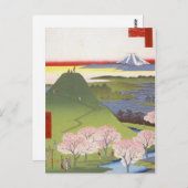 "New Fuji" Hiroshige Briefkaart (Voorkant / Achterkant)