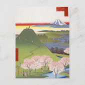 "New Fuji" Hiroshige Briefkaart (Voorkant)