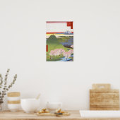 "New Fuji" Japanse Ukiyo-e Hiroshige Poster (Keuken)