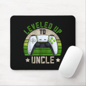 New Gamer Uncle Apparel, Funny Pregnancy Announcem Muismat (Met muis)