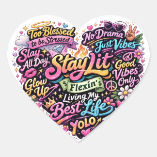 New generation stickers. hart sticker