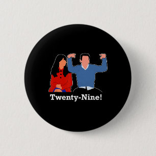 New Girl 29 Ik voel me negenentwintig Verjaardag Ronde Button 5,7 Cm
