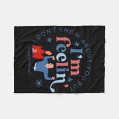 New Girl 29 I'm Feelin' Twenty Nine Happy Birthday Fleece Deken (Voorkant (Horizontaal))