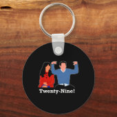 New Girl 29 I'm Feelin' Twenty Nine Happy Birthday Sleutelhanger (Voorkant)