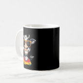 New Glarus Wi Usa Funny Cow Cartoon Design  Koffiemok (Voorkant links)