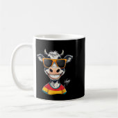 New Glarus Wi Usa Funny Cow Cartoon Design  Koffiemok (Links)