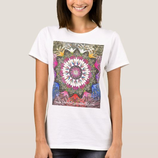 New Goddess Mandala T Shirt Dames (Voorkant)