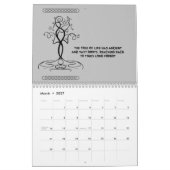 New Gothic Pagan Calendar Kalender (Mar 2027)