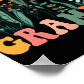 New Gramma Wildflower First Birthday &amp; Baby Sh Poster (Hoek)