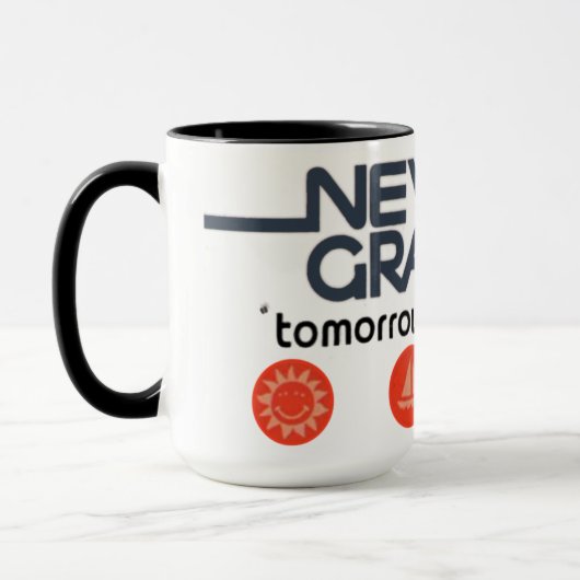 New Granada Tomorrows City vandaag Mok (Links)