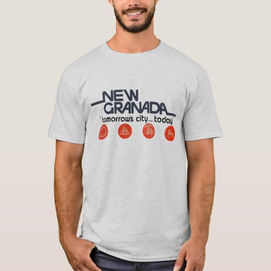 New Granada Tomorrows City vandaag T-shirt (Voorkant)