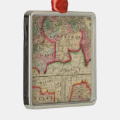New Granada, Venezuela, Guyana Map van Mitchell Metalen Ornament (Rechts)