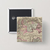 New Granada, Venezuela, Guyana Vierkante Button 5,1 Cm (Voorkant /achterkant)