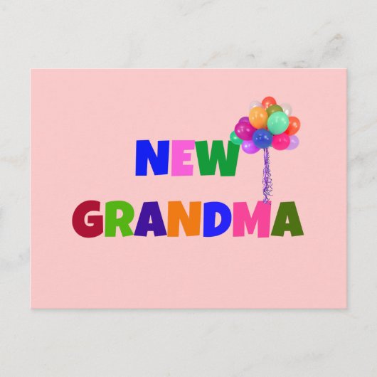 New Grandma Briefkaart (Voorkant)